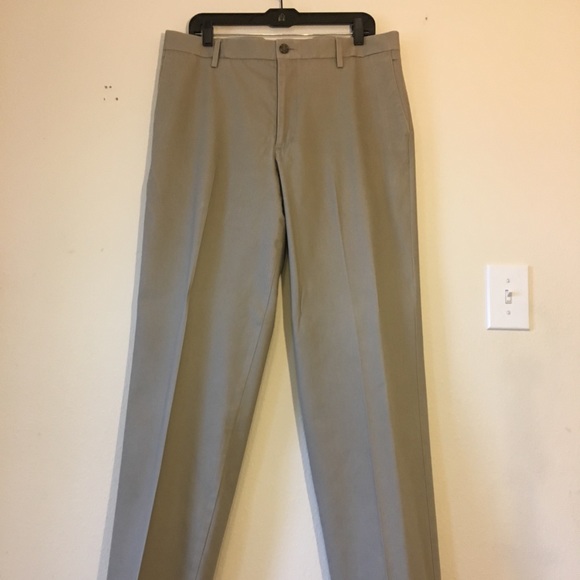 Mens Dockers straight fit chino khaki pants - Picture 2 of 7